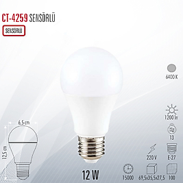 CATA CT-4259 SENSÖRLÜ LED AMPUL