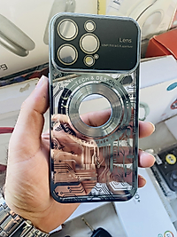 iPhone 15 Pro Max Lens Korumalı Telefon Kılıfı Mavi
