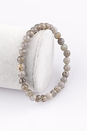 Labradorit Doğal Taş Bileklik 6 mm Küre