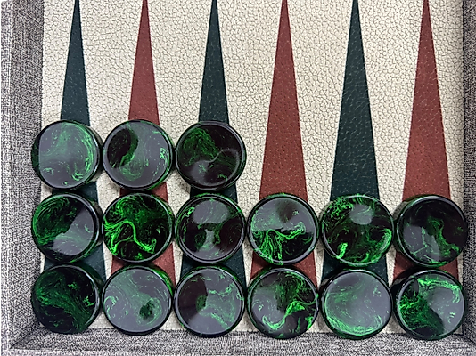 Dark green 10mm x 44.5mm