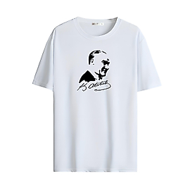 Kırmızı Beyaz Vatan Aşkı Bayrak ve Atatürk Baskılı Oversize Unisex Tişört
