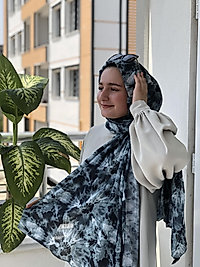 Moda kaşmir Lina koleksiyonu bambu kraş şal