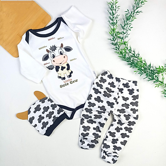 Little Cute Cow Badili Takım