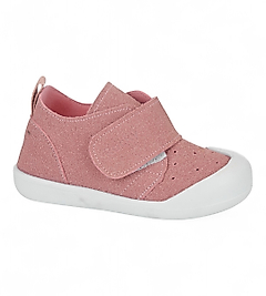 Vippu Kız Bebek Ortopedik Kaymaz Taban Rahat Günlük Şık Pembe İlk Adım Ayakkabısı&Sneaker