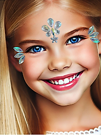 Parlak yüz taşı seti