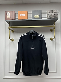 Adidas Yarı Fermuarlı Polar - Siyah