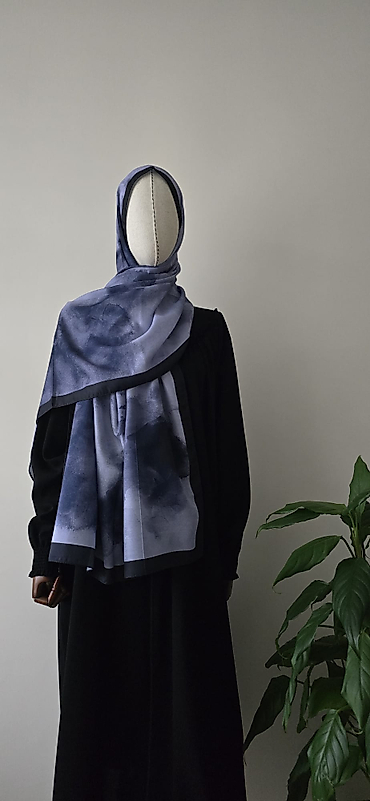 Duman Desenli Soft Şal