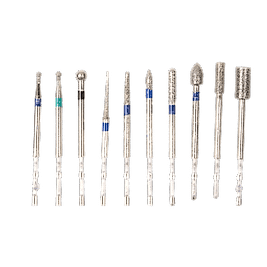 Trina Profesyonel Freze Ucu Seti 10'Lu 02