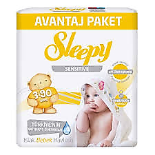 SLEEPY 3X90 SENSİTİVE ISLAK MENDİL