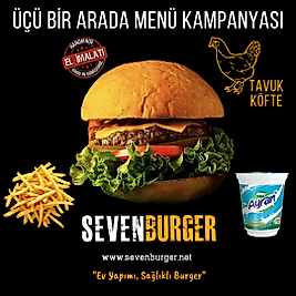 SevenBurger Tavuk Köfte Menü