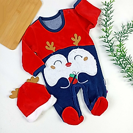 Yılbaşı Temalı Kadife Tulum Seti