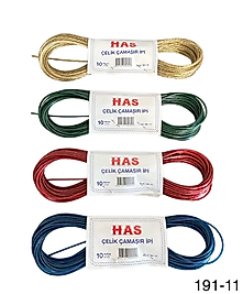 HAS ÇELİK ÇAMAŞIR İPİ 12X10 METRE