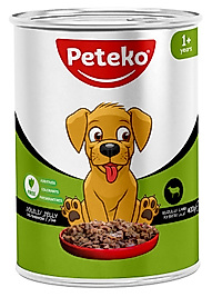 Peteko Yetişkin Kuzu Etli Köpek Konservesi