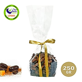 Sütlü, Bitter Mix Çikolata Kaplı Portakal Draje 250 Gr.