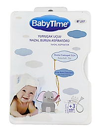 BABYTIME YUMUŞAK UÇLU NAZAL BURUN ASPİRATÖRÜ