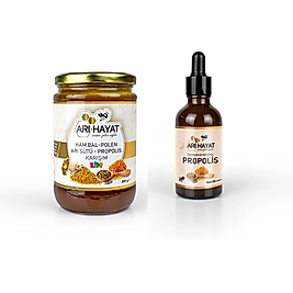 Karışım Kids 850 gr+Propolis 50cc Zeytin Yağında Çözülmüş