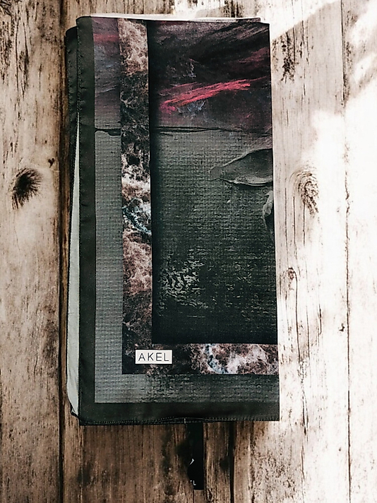 Akel Digital Kristal Eşarp  Pastel  Desen