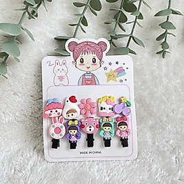 Karışık Model 10lu Set Klips İle Bağla Toka