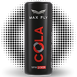 Max Fly Cola 330 Ml Şekersiz  24 lü