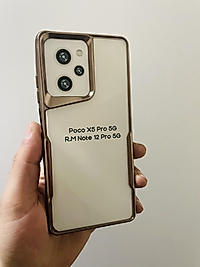 Redmi Note 12 Pro 5G - Poco X5 Pro 5G Uyumlu Silikon Rose Gold Telefon Kılıfı