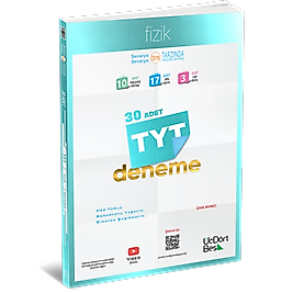 345 TYT Fizik Deneme 2025, Güncel Baskı, Üçdörtbeş yayınları