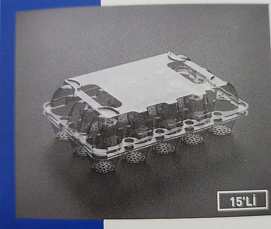 Plastik Yumurta Kabı 15 Adet