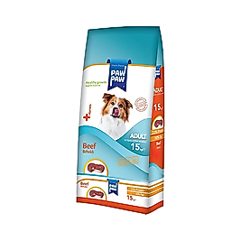 Pawpaw Biftek Etli Yetişkin Köpek Maması (15 kg)