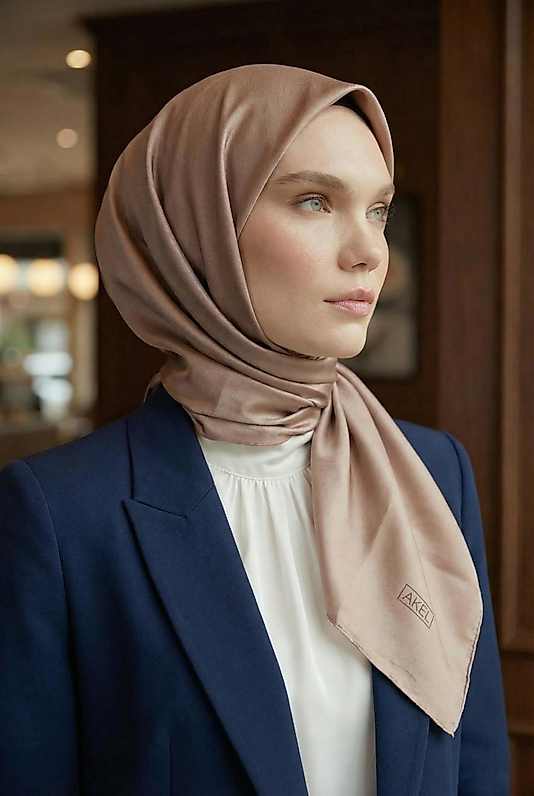 Düz Kristal Kumaş Eşarp - Kaymaz, Şık, Tok Duran | Günlük & Abiye Uyumlu