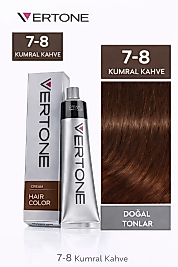 VERTONE SAÇ BOYASI 60 ML. (7-8 KUMRAL KAHVE)