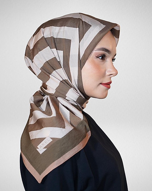 Spring Eşarp Yeni Desen Üçgen Desen