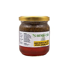 ANDIZ PEKMEZLİ CAM SAKIZLI BİTKİSEL KARIŞIMLI (AKCİĞER MACUNU) (220 cl)
