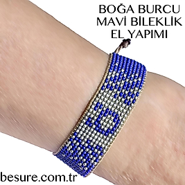 BOĞA BURCU BİLEKLİK-MAVİ
