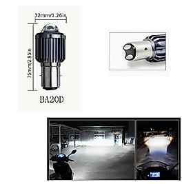 12V BA20D FAR AMPULÜ MOTORS 6000K BEYAZ & BEYAZ