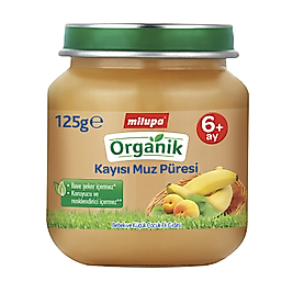 Milupa Organik Kayısı Muz Püresi 125 G