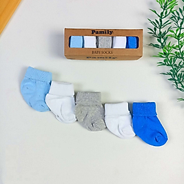 5 Parça Organic Yeni Doğan Çorap Seti