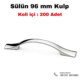 Sülün 96 mm Metal Kulp Koli 200 Adet