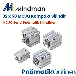 MCJQ-12-32-50-M Mindman Kompakt Pnömatik Silindir