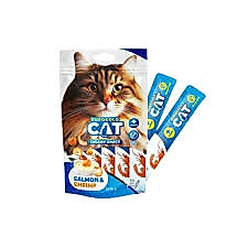 Eurogold Cat Creamy Snack Salmon & Shrimp 1 ad ( Somon & Karides )
