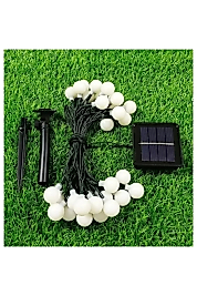 Solar 5m 28 Led Top RGB Siyah Kablolu