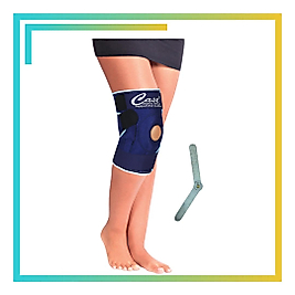 Case-HB5111 Standart Çelik Eklemli Patella Destekli Dizlik