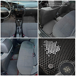 Toyota Corolla E100 1991 - 1997 Efsane Kasa Akıllı Premium Eva Oto Paspas (Aksesuarlar Fiyata Dahil Değildir)