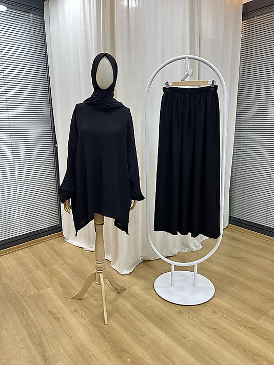 Bambu Börümcük İkili Takım - Lastik Kol - Etekli