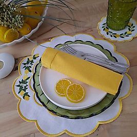 Limon Nakışlı Supla