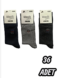 Erkek Mendi Çorap 36 Adet