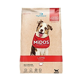 Midos Kuzu Etli ve Pirinçli Yetişkin Köpek Maması 3 kg