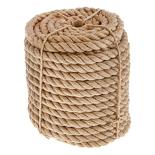 KENDİR HALAT JÜT İP HASIR DEKORATİF HOBİ İP 8 MM. 10 MT