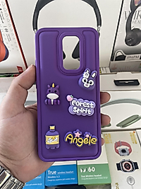 Redmi 9 Ayıcık Kabartmalı Telefon Kılıfı