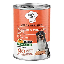 New Chefs Choice Pumpkin Pate Somon Balkabak ve Sebzeli Köpek Yaş Maması 400 Gr