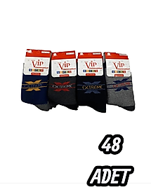 Çocuk Vip Havlu Çorap 48 Adet