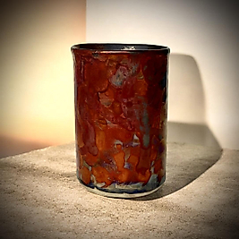 Lüster Sırlı Silindir Vazo